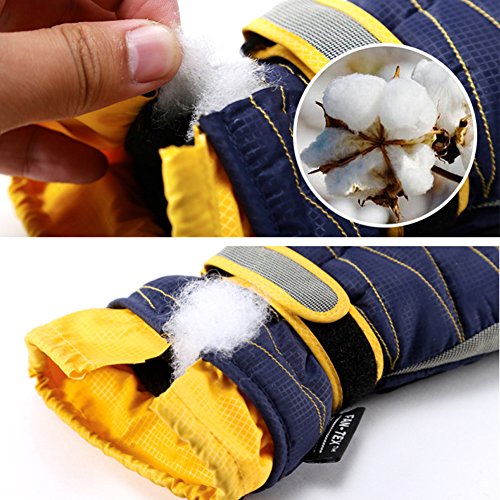 Rmine - Guanti da sci anti-vento, impermeabili