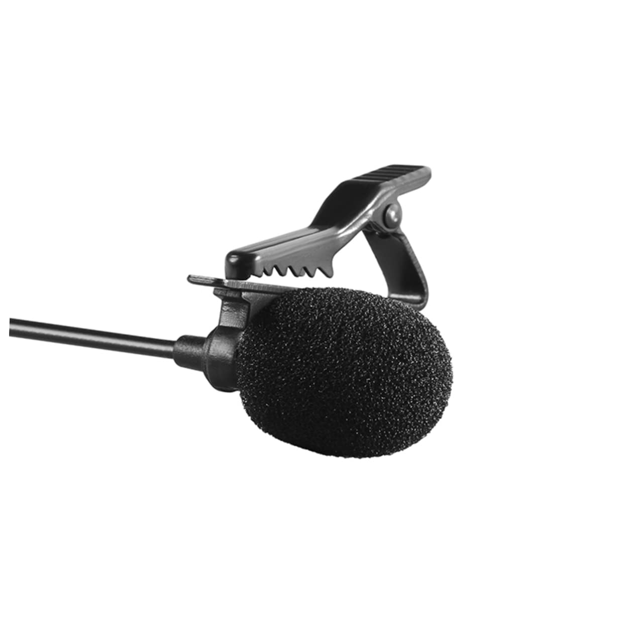 Generic 3 Sätze Reversmikrofonclip Mini-revers-lavaliermikrofon Für Videokonferenzen Online-karaoke Schwarze Metallklammer Schwammabdeckung 24 Stück * 3