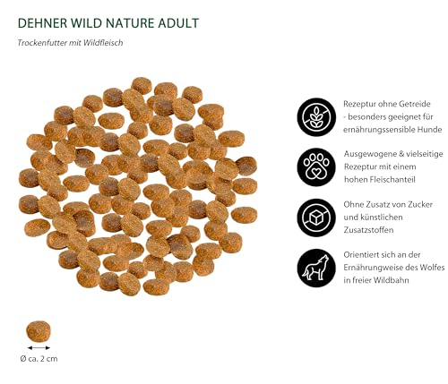 Dehner Wild Nature Hundefutter Auwald, Trockenfutter, Geflügel / Wild, 12kg