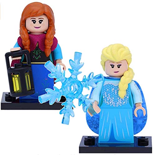 LEGO 71024 Disney Series 2 Mini Figures: #9 Elsa and #10 Anna (Frozen)
