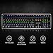 G-Cord Wireless Mechanical Gaming Keyboard, 104 Keys Wired Keyboard, LED Backlit, Brown Switch, Aluminum Top Frame
