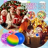 Pipihome Stress Balls Fidget Toys, 6 Pcs Squishy Anti Stress Ball Sensory Squeeze Ball Toys Squish Ball, Easter Basket Fillers for Kids and Adults, Stress Relief Toys Easter Gifts - Image 9