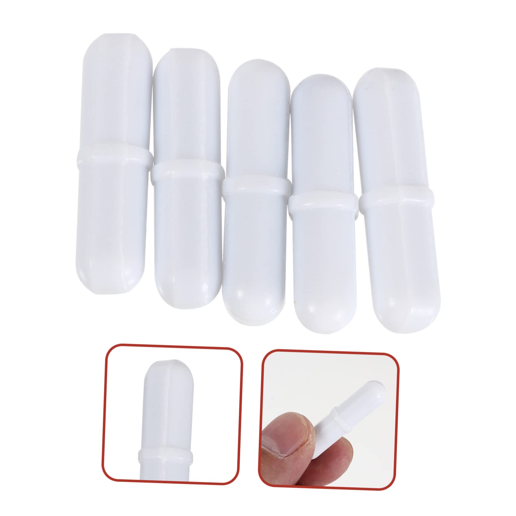 ULTECHNOVO 50pièces Barres De Stirring Magnétiques Ptfe Tiges Agitation Pour Laboratoire Résistantes Température Jusqu