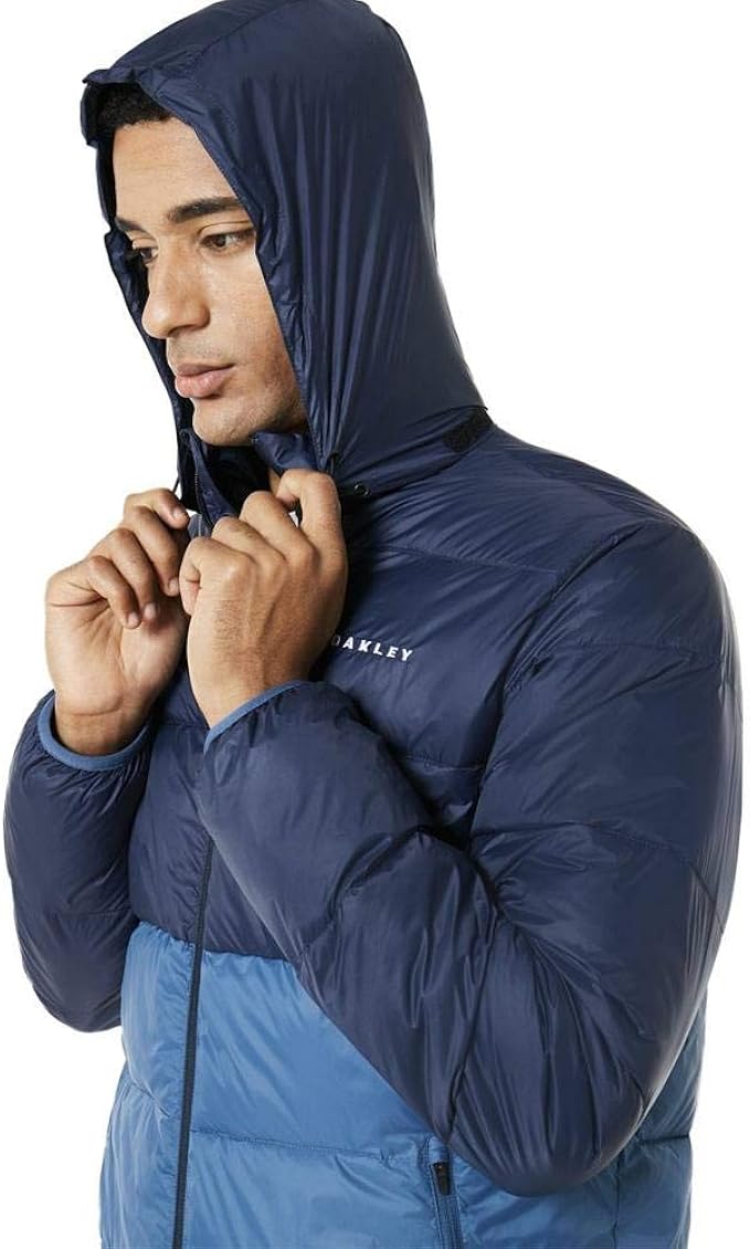 puffer block color utility jacket