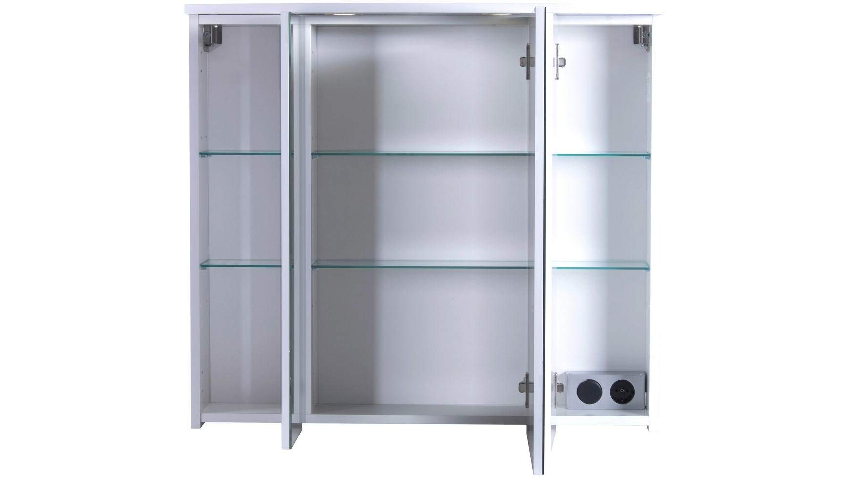Schildmeyer Verona LED Armario con Espejo, Ancho 80 cm