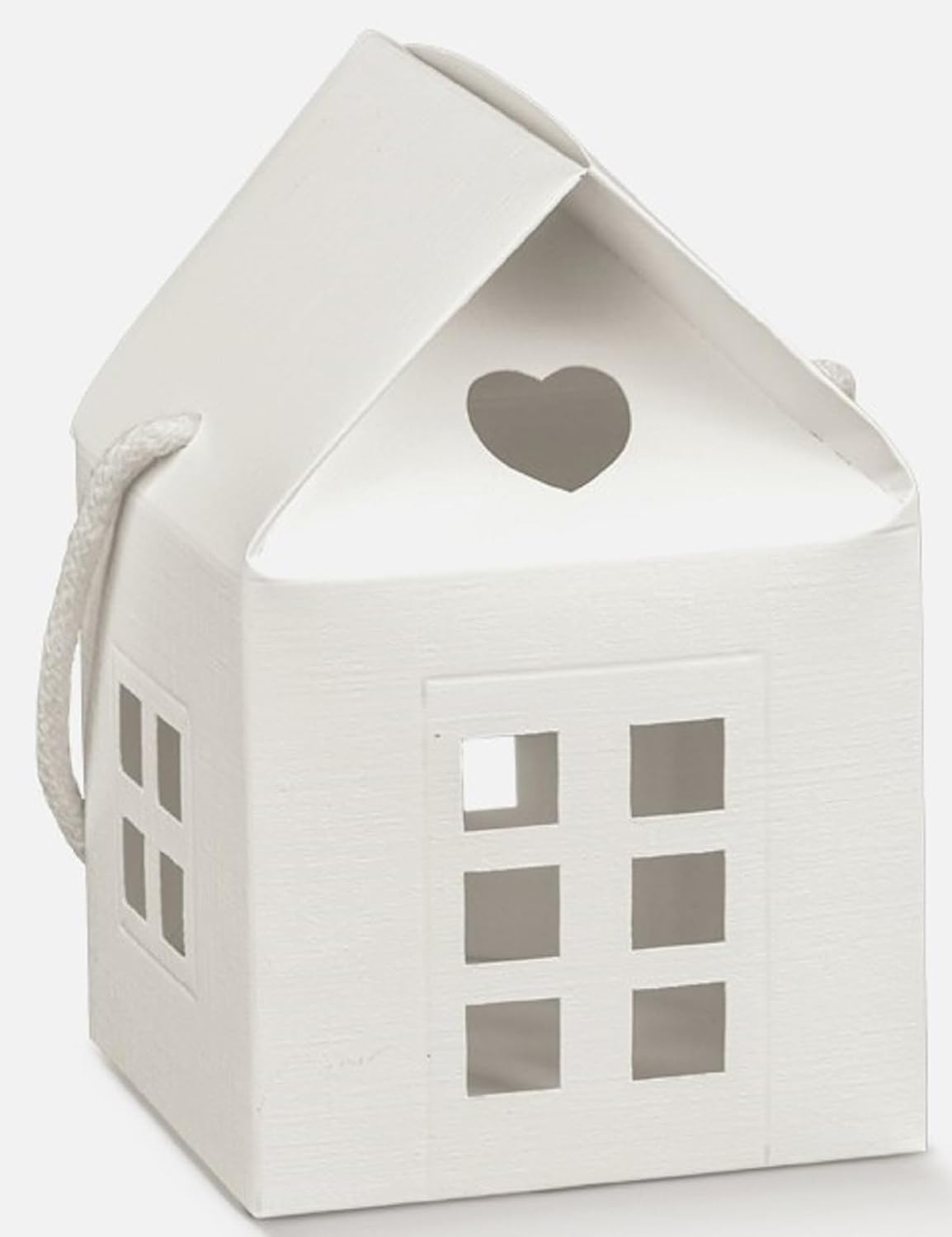 Boîte bonbonnière mariage blanche 8 x 8 cm pour emballer vos dragées et cadeaux d'invités