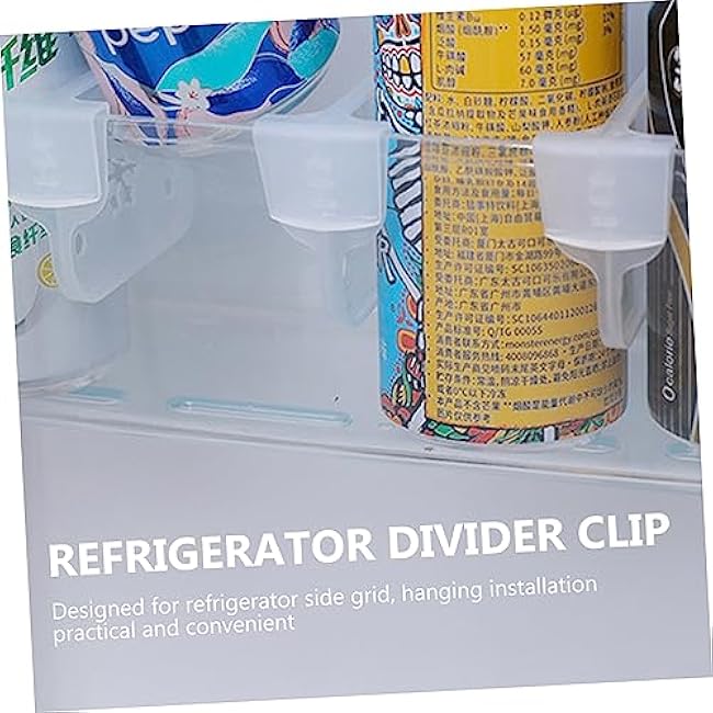 25pcs Refrigerator Side Door Separator Food Partition Board for Easy Organization and Classification Kitchen Fridge and Pantry