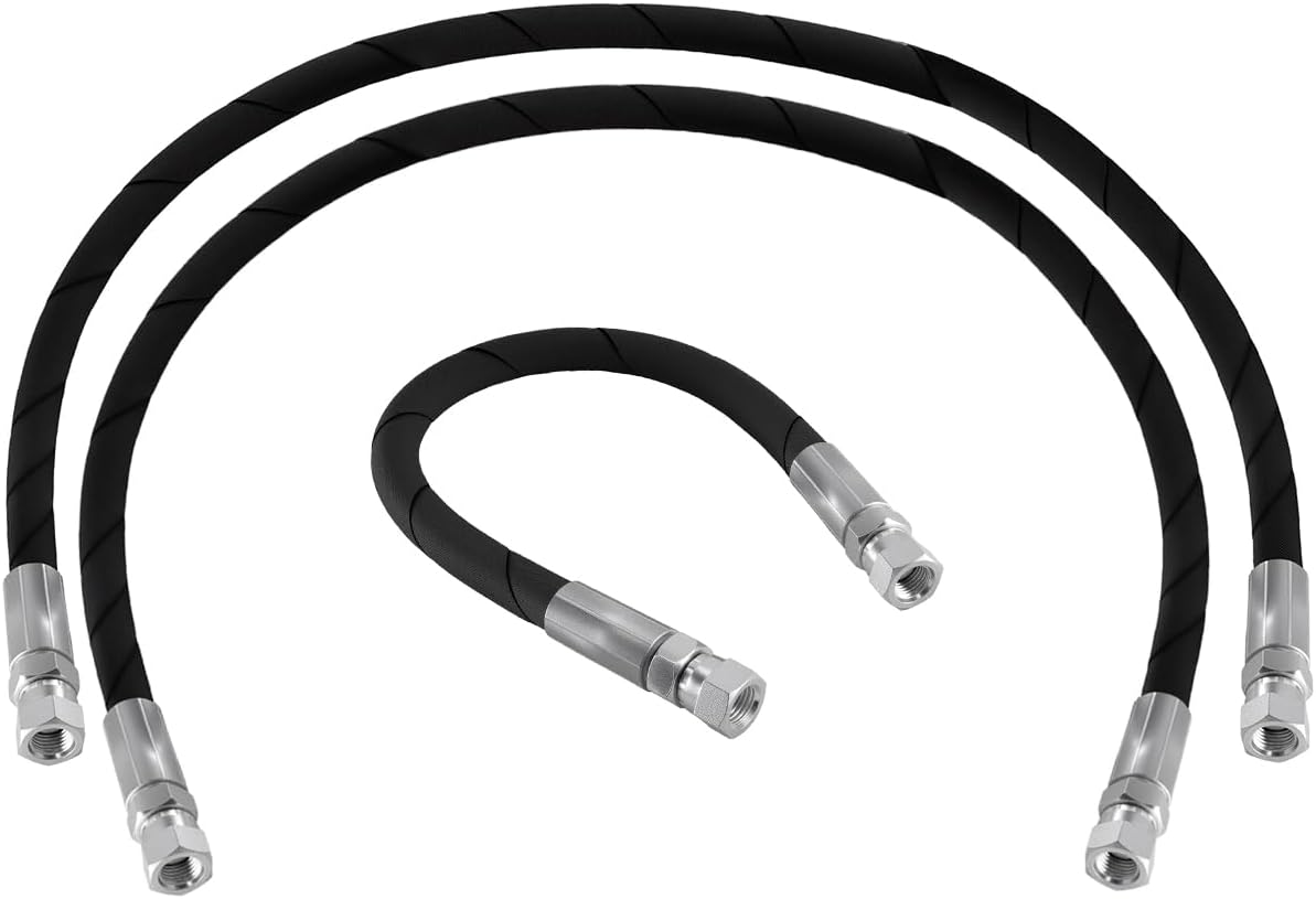 1/4x42 and 1/4x16 Heavy Duty Snow Plow Hose Set Kit Fit for Western Fisher Replace 56616 56617 56591 56592