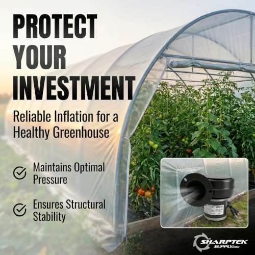Image of IB60 Inflation Blower - 60 CFM, 115v, w /AC Cord | Exact Fit Replacement for Greenhouse IB60 | Sharptek Supply OEM