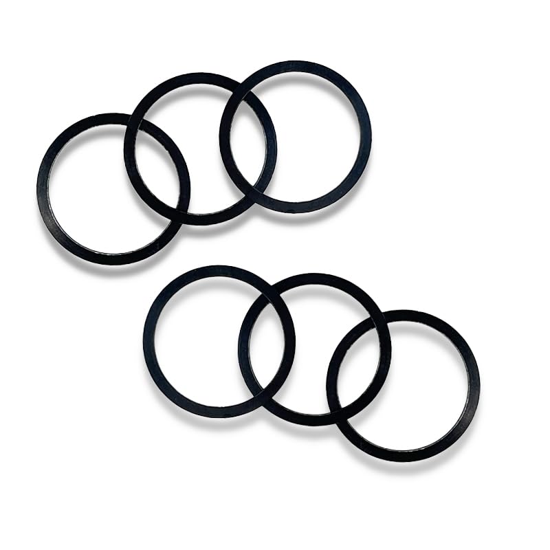 Rondelles D'entretoise De Pédalier Vélo – Alu CNC 35x42 Mm, épaisseur 1/1,5/2/2,5/3 Mm, Noir