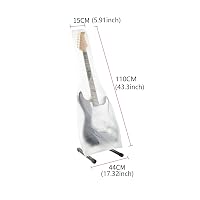 Housse Anti-Poussière Transparente Pour Guitare - PVC Givré Ou Argenté - Folk/Électrique - Protection Maximale