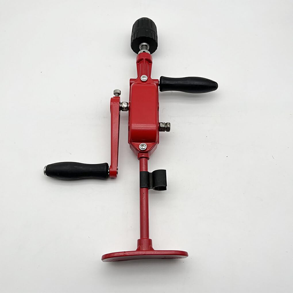 Taladro Manual de manivela de estructura duradera con Mini máquina de taladrar de rendimiento duradero taladro Manual de Metal