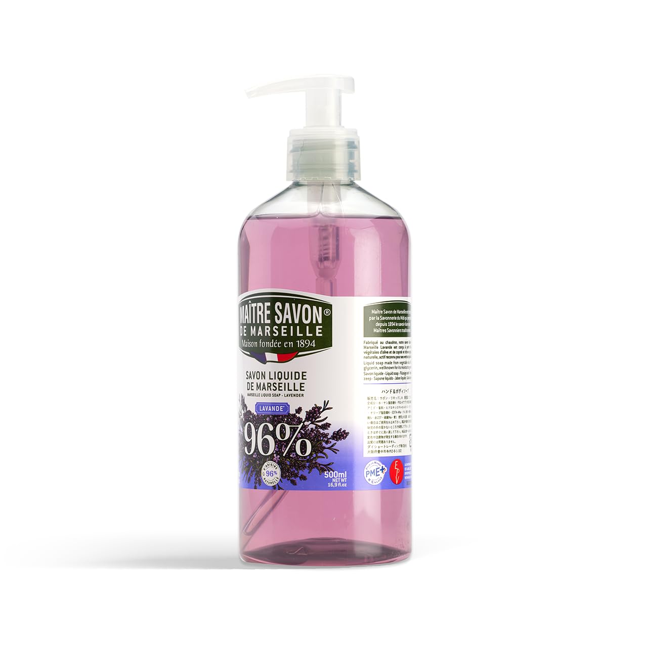 Maître Savon de Marseille 500ml Mydło w płynie Marsylia Lawenda
