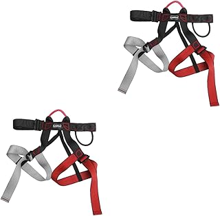 DOITOOL 2 Pçs Cinto De Segurança Perna Anti Queda Cinto De Segurança Meio Corpo Cinto De Segurança Ao Ar Livre Cinto De Segurança Downhill Perna Anel
