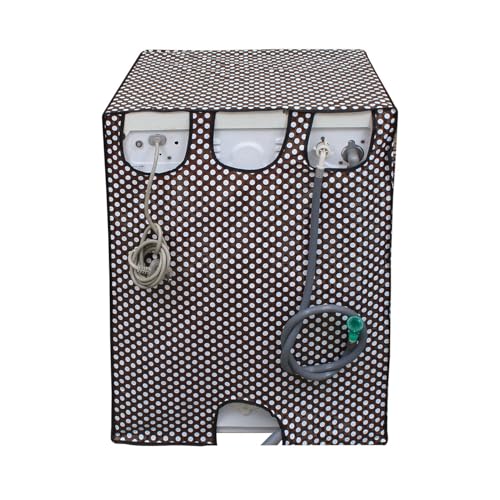 Image of Lithara Waterproof Front Load Washing Machine Cover For 5 Kg, 5.2 Kg, 5.5 Kg (Design 28)