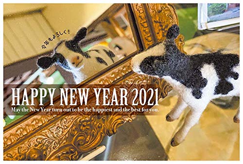 【10枚入り】令和3年(2021年)丑年 お年玉付き年賀状 フォトデザイン年賀状 PF472-10 【10枚入り】令和3年(2021年)丑年 お年玉付き年賀状 フォトデザイン年賀状 PF472-10