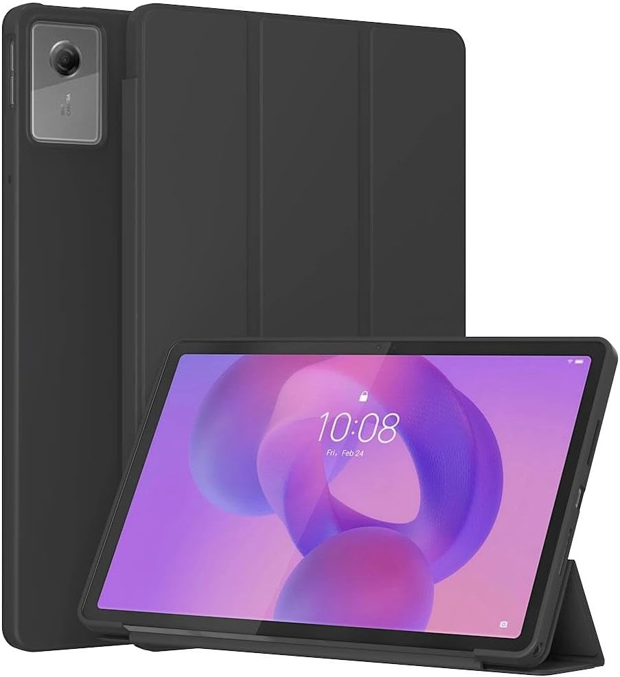 Case for Lenovo Tab M9 9 Inch 2024/2023 (TB-310FU) / Tablet Nook 9" (2024) - Slim Lightweight Durable Trifold Stand Cover, Supports Auto Wake/Sleep, Black