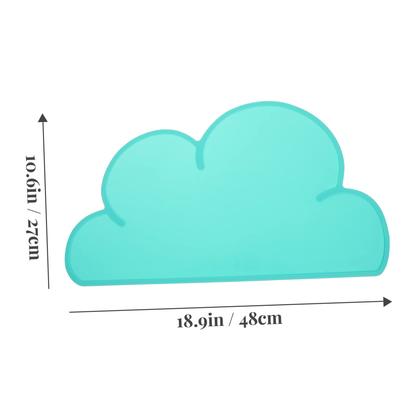 Yardwe Household Pet Food Mat Wear Resistant Silicone Placemat for Dogs and Cats Convenient Non Slip Design Easy Preventing Food Spills and Keeping Floors Neat