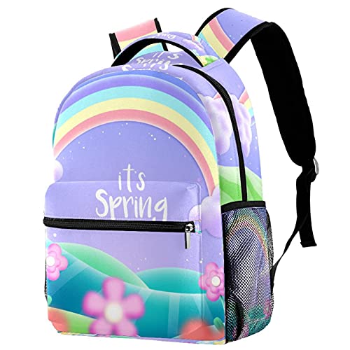Sac à dos décontracté femme grand format pour le quotidien chic et multicolore