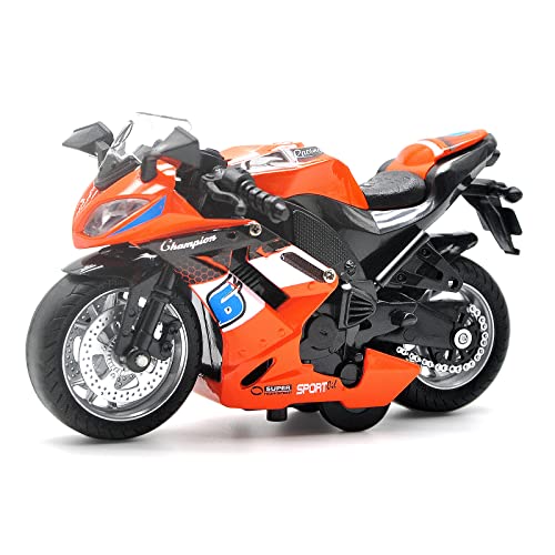 image for BOBUEXER - Authentic Die-Cast Motorcycles with Music Lighting,Diecast 