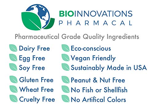 Bio-Innovations Pharmacal B Complete With Folate, All Vitamins B1, B2, B3, B5, B6, B7, B9, B12, And Choline Bitartrate For Energy,Brain Clarity, Neuro, Metabolism Vegan 100 Capsules Count (Pack Of 1) #TOP4