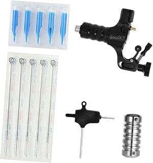 Beavorty Coil Machine Kit Tattoo Machine Kit Professional Handle Hexagon Wrench Tattoo Machine Cover 3RL Tattoo Needles
