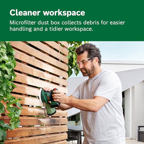 Bosch Cordless Random Orbit Sander EasyOrbit 18V-10 (Sanding on Small to Medium Wooden, Varnished and Painted Surfaces; Diameter: 125mm; 18 Volt System; Without Battery) 5 Bosch Cordless Random Orbit Sander EasyOrbit 18V-10 (Sanding on Small to Medium Wooden, Varnished and Painted Surfaces; Diameter: 125mm; 18 Volt System; Without Battery) - Image 5