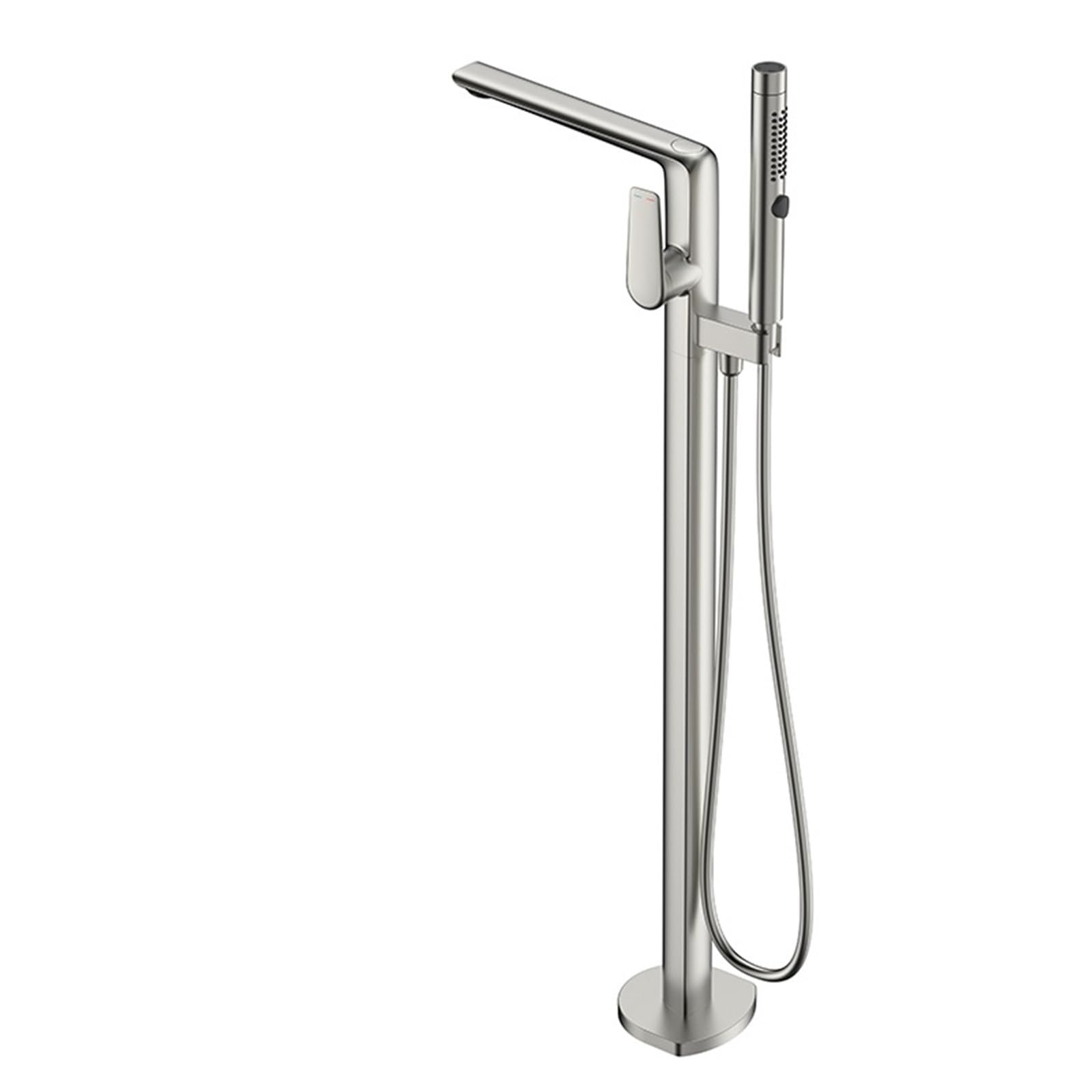 Freestanding Bathtub Faucet with Handshower Floor Mounted Bathroom Shower Diverter Tub System