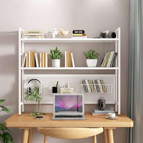 Panneau perforé avec étagère de rangement bureau murale modulable noire - 6