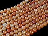 Las cuentas de piedras preciosas están bien pulidas y de calidad selectiva. El tamaño es aproximado y la desviación de tamaño menor debe ser tolerada. El color del artículo puede tener desviación contra monitores o pantallas. The gemstone beads are well polished and in selective quality. Size is approximate and minor size deviation must be tolerated. Item colour may have deviation against monitors or displays.