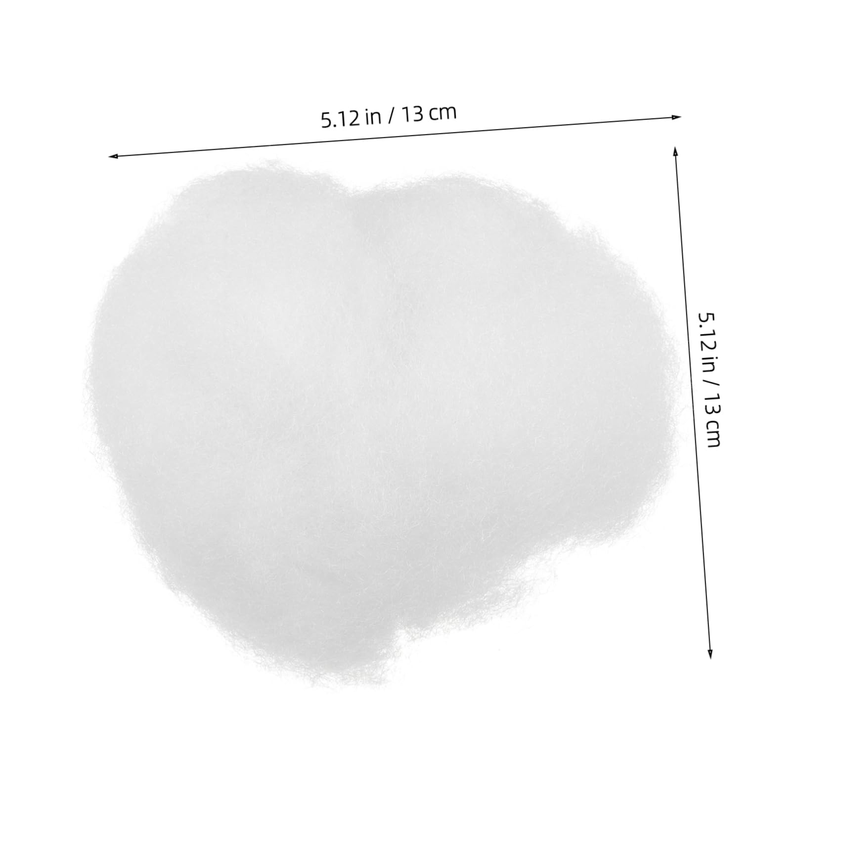 KOCKSHION DIY Handmade Material 100g Pp Cotton Pillow Core Cotton for Stuffed Animals Pillow Fluff Couch Cushion Filling