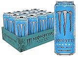 Monster Ultra Blue Cans, 473mL, 12 Pack