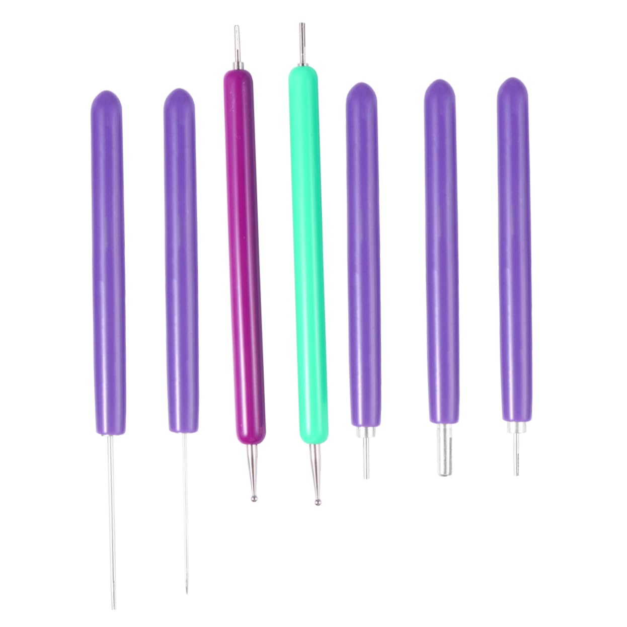 DIYEAH 7pcs 1 Set Paper Pen Tool Crafting Kit Roller Supplies Quilling Paper Papers Slotted Making Pokey Quilling Quilling Pen Quilling Needle Stainless Steel
