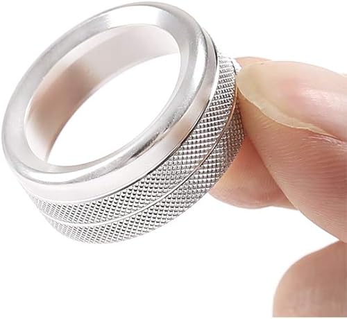 Miniatura 7 de YIWANG 3 piezas para BMW X1 E84 2013 2014 2015 coche estilo Aire Acondicionado Perillas de Audio Círculo Recorte de Aleación Accesorio, Plateado