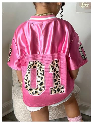 SOLY HUX Toddler Girl's Graphic Jersey Shirts Sporty Short Sleeve T-Shirt Summer Tops Y2k Clothes Streetwear2