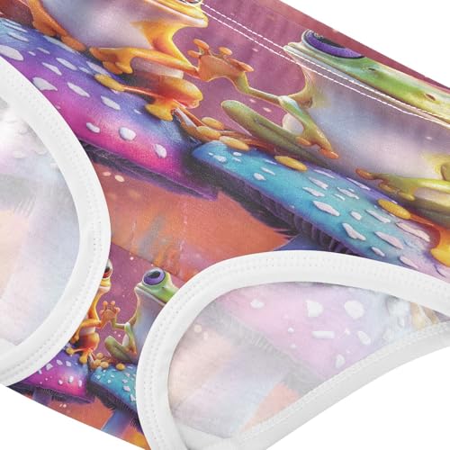 Cute Mushroom Frog Toddler Girls's Underwear 2T 202b89274