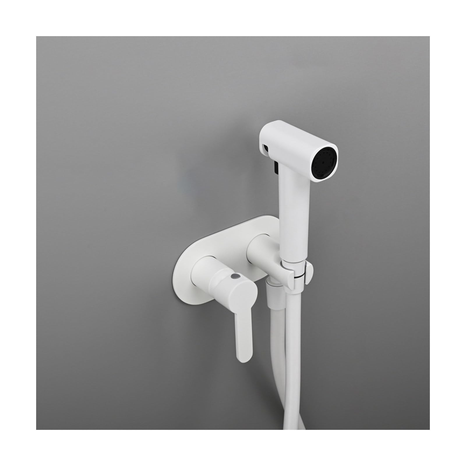 SWHC Bidet Sprayer for Toilet, Handheld Sprayer Kit Brass Cloth Diaper Sprayer Set Wall-Mounted Bidet Sprayer High Pressure Handheld Bidet Sprayer for Toilet Hot and Cold Water