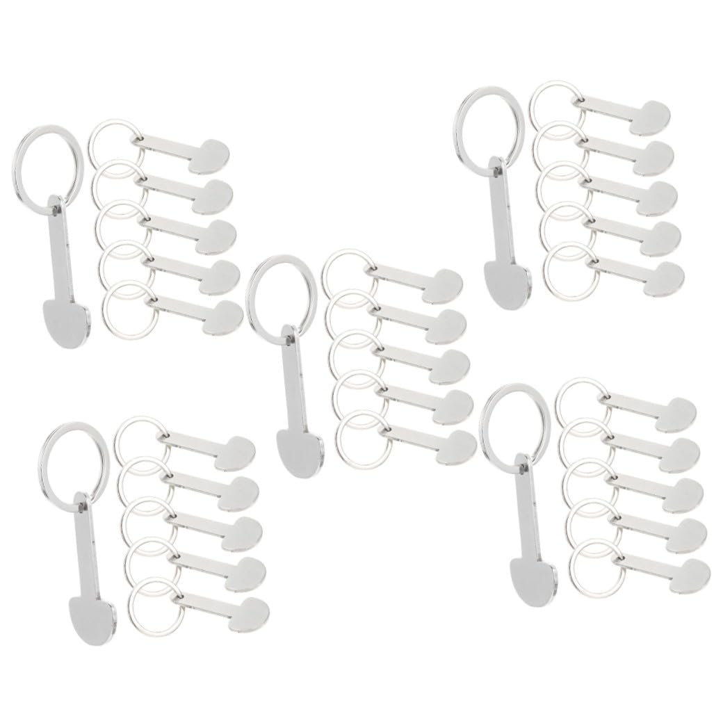 Ciieeo 30piezas Llaveros De Carrito De Compras Tokens Portátiles Aleación De Zinc Accesorios Para Carritos Llaveros Decorativos y Funcionales Diseño Creativo y Práctico