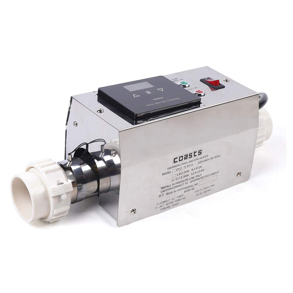 3KW Automatico Elettrico Piscina Termostato Riscaldatore di Acqua Riscaldatore Termostato Regolatore di Temperatura