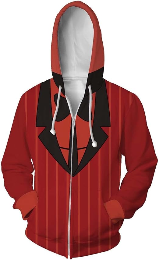Hazbin Hotel Alastor Anime Hoodies 3D Digital Printing