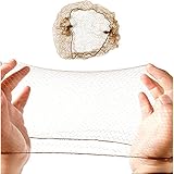 Hair Net 100Pcs 20Inch Packed Individually High Elastic Nylon Edge Invisible Hair Nets for Women...