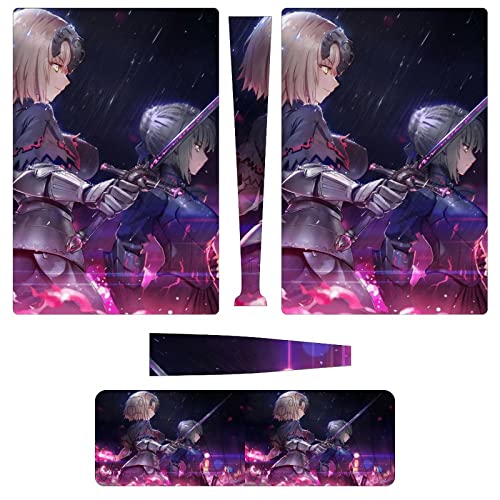 PS5 スキンシール ジャンヌオルタ FGO PS5 Sticker デジタル版 PlayStation 5 スキンシール 保護カバー 本体 コントローラー スキンフィルム カバー ステッカー 指紋防止 撥油 保護シール 全面保護 プレイステーション 5