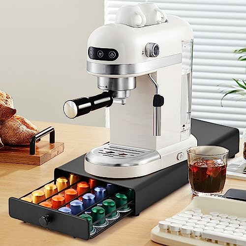 Queta Coffee Capsule Storage Drawer - Organiser for 40 Classic Pods with Dustproof Design - Image 2