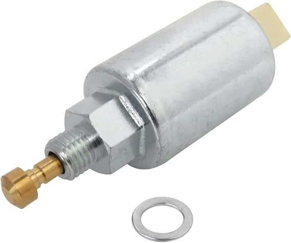 699915 Carburetor Fuel Solenoid Replacement with Rubber Tip Head for Bri-ggs Stratton Models: 31G707 31N707 31P677 Upgrade by GruDawu