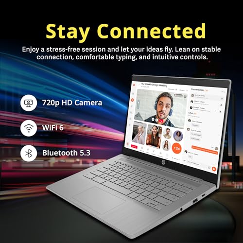 HP Chromebook 14 pulgadas Celeron N4500 4GB RAM 64GB eMMC miniatura 4