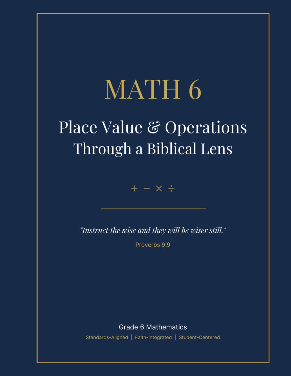 Place Value & Operations Through a Biblical Lens