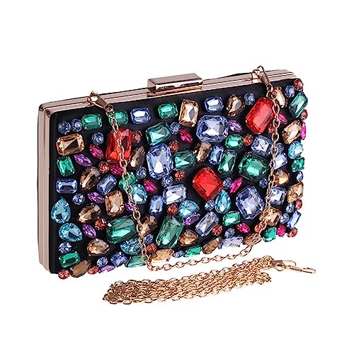 FUZHCY(たけち) 欧米のカラフルなダイヤモンドクラッチディナー