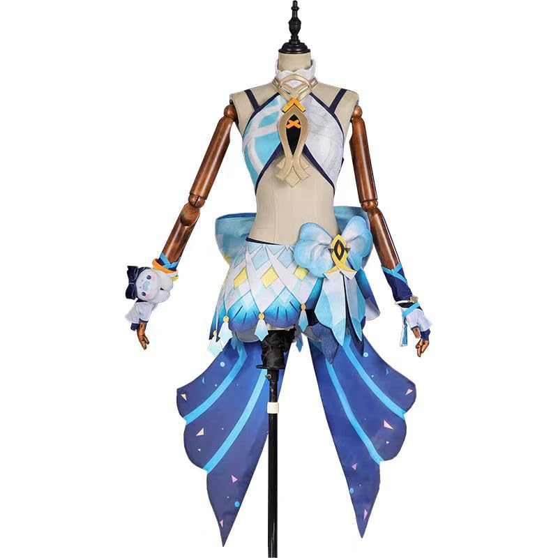【即納フルセット】 原神 ムアラニ コスプレ 衣装+ウィッグ+靴 Amazon.co.jp: 原神 Genshin ナタ ムアラニ-Mualani コスプレ