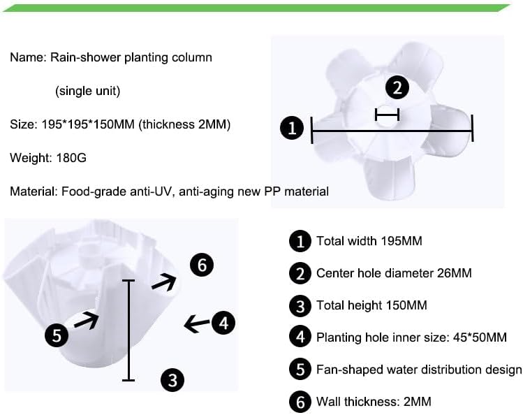 Vertical Hydroponic Garden Tower - 10 Layers Aeroponic System for Indoor Herbs, Fruits & Vegetables - Compact Hydroponics Growing Kit for Home Gardening