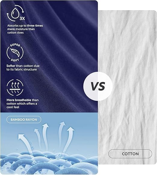 Separatec Mens Underwear with Pouch Moisture Wicking Rayon Made From Bamboo Underwear Men Breathable Boxer Briefs 3 or 6 Pack - Image 4